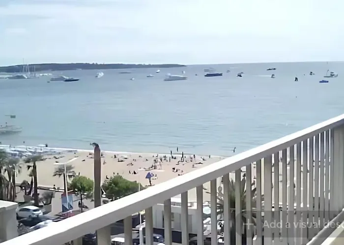 Croisette Floor 2br With Bay View Balcony Appartement Cannes